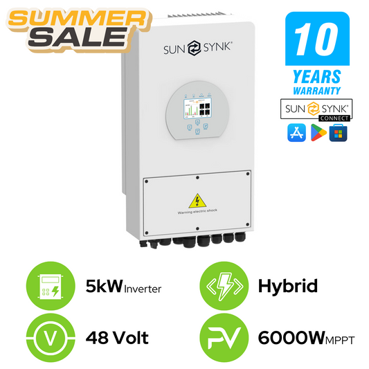 Sunsynk 5kW 1P Hybrid Inverter