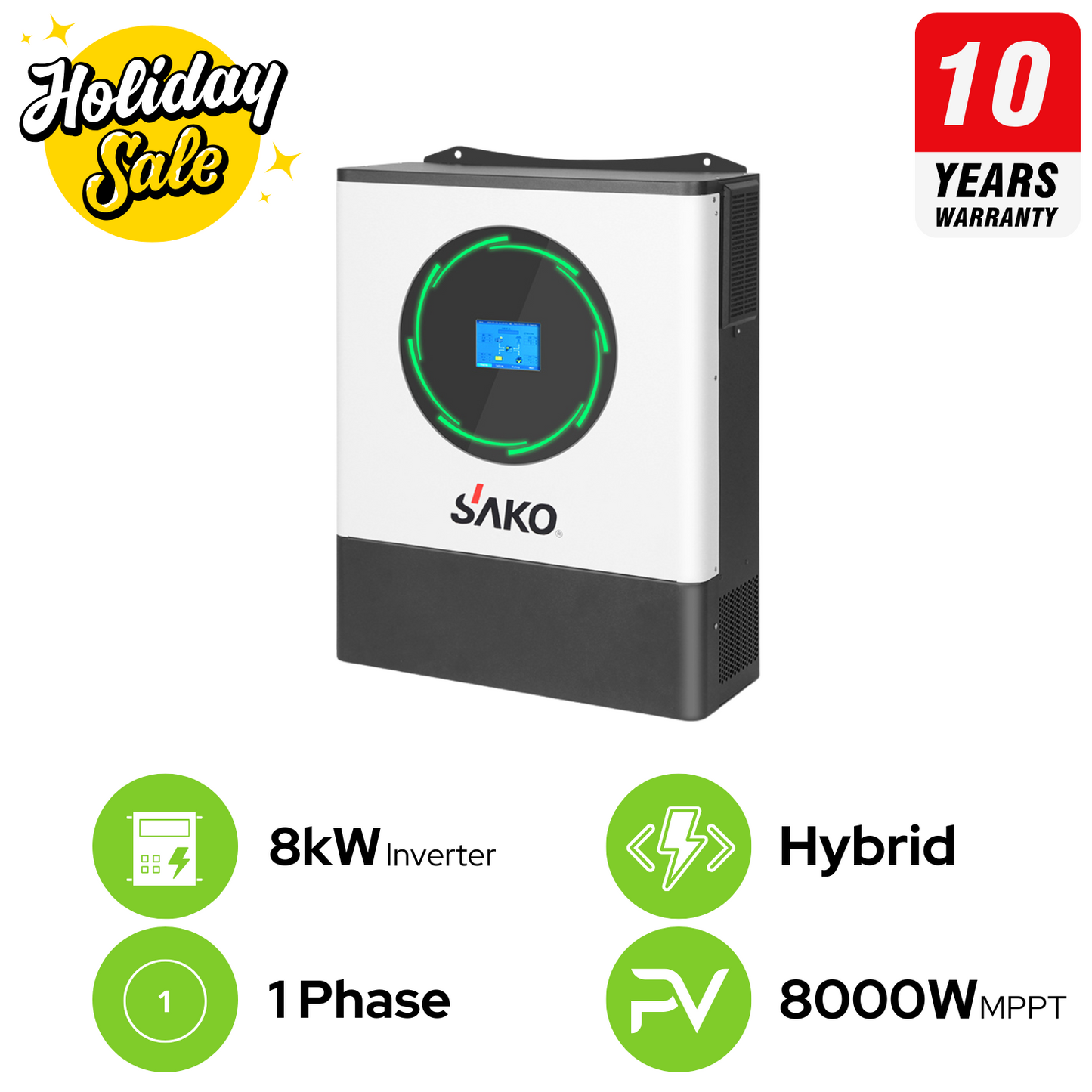 SAKO Sunpolo 8KW Hybrid Inverter