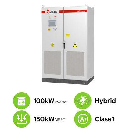 ATESS 100kW Hybrid Inverter 352V-600v 150kW MPPT