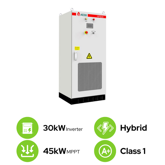 ATESS 30kW Hybrid Inverter 352V-600v 45kW MPPT