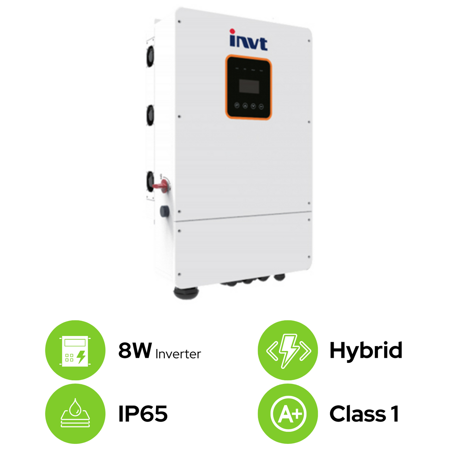 INVT 8kw, Single Phase Hybrid Inverter