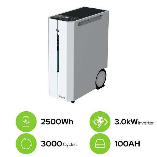 Proline 3.0KW PEB Portable Power Station 2500Wh LIFPO Battery