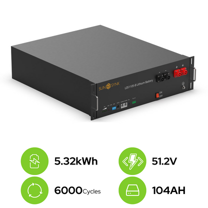 Sunsynk Battery LFP Rack Mount 5.32kWh 51.2V