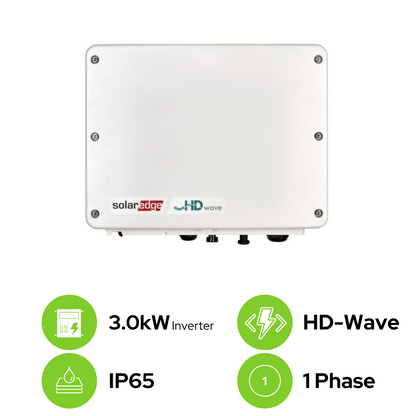 SolarEdge 3.0kW Inverter 1P HD-Wave